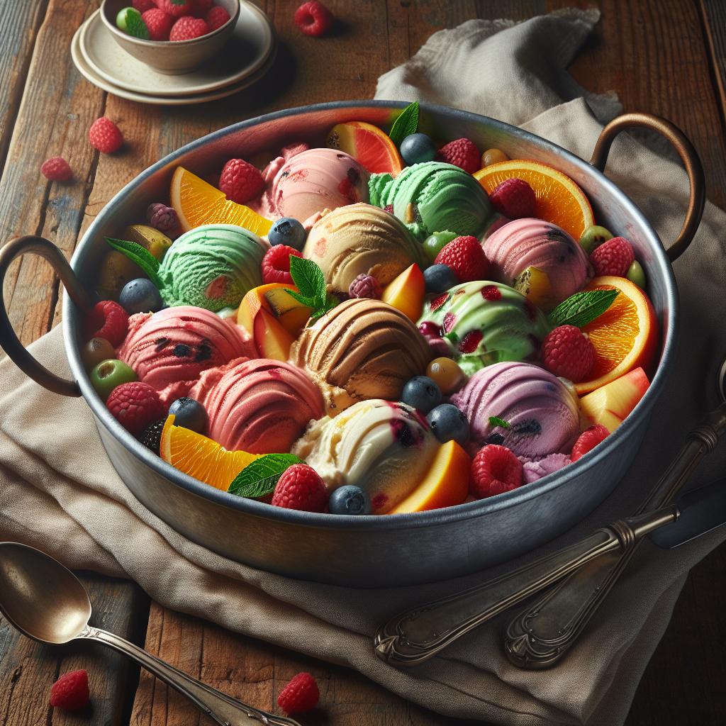 Fruit Ice Cream Tramezzini