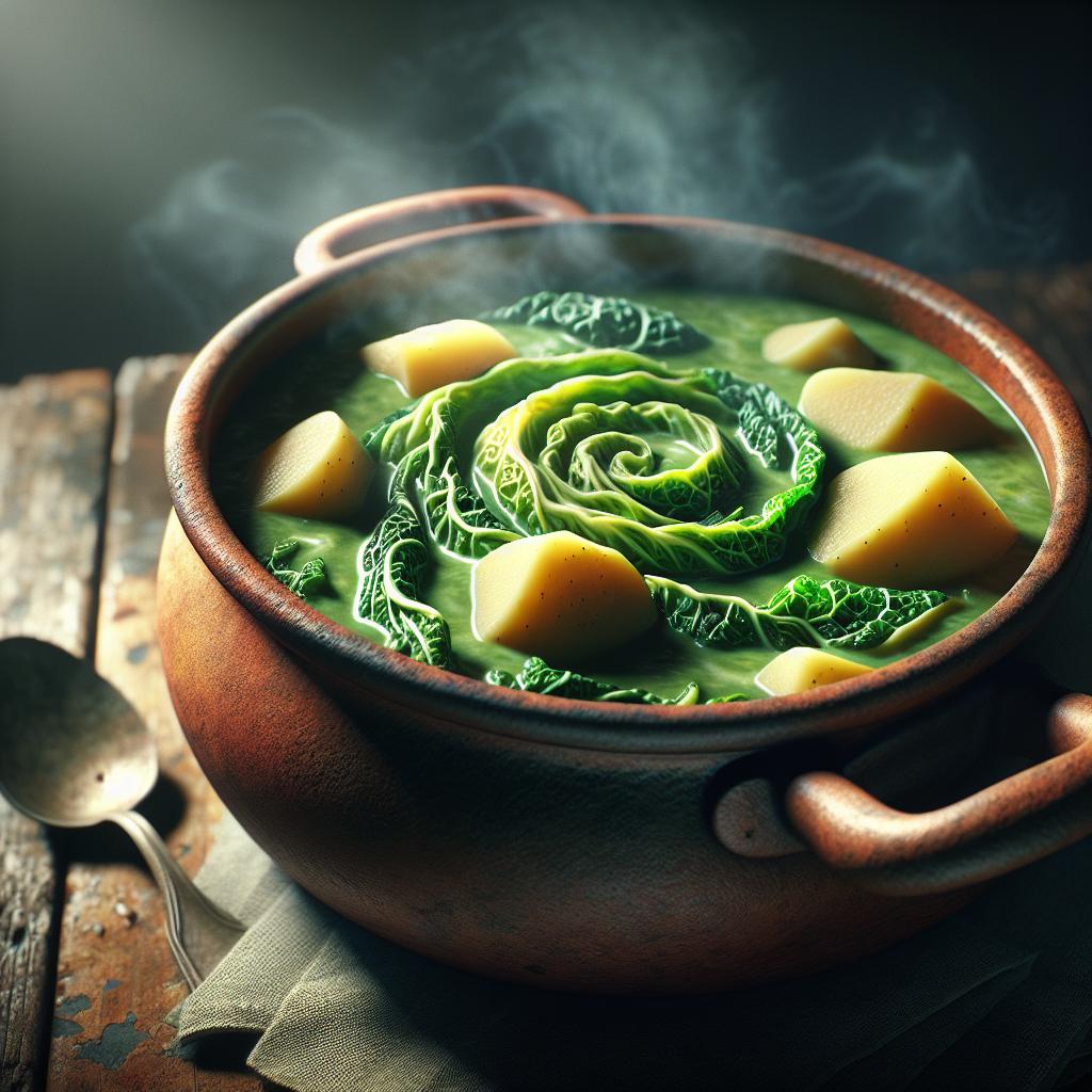 Cream of Savoy Cabbage and Potato Soup