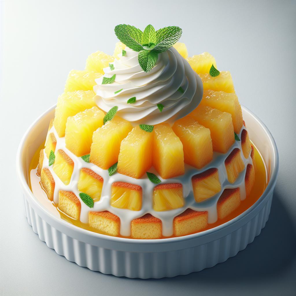 Pineapple Zuccotto