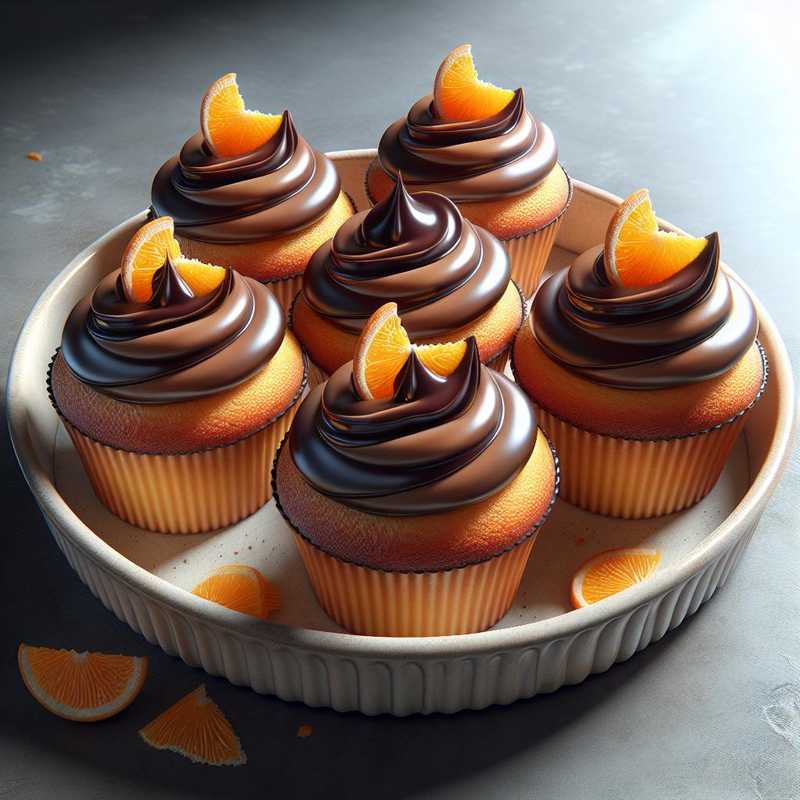 Orange and Chocolate Cupcakes