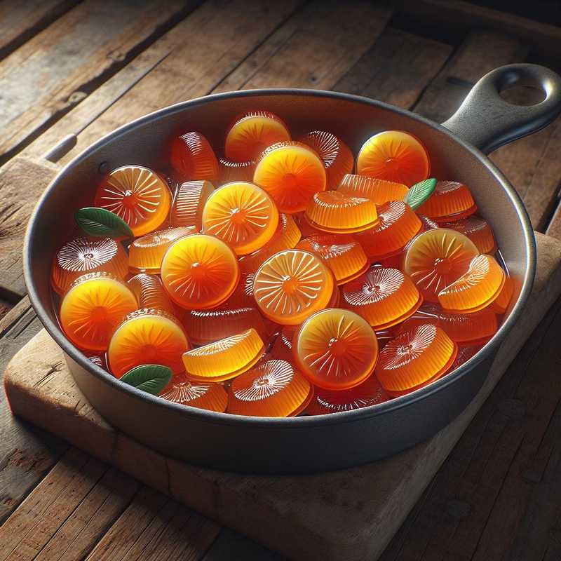 Orange Jelly Candies