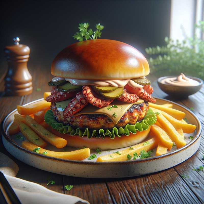 Burger di polpo