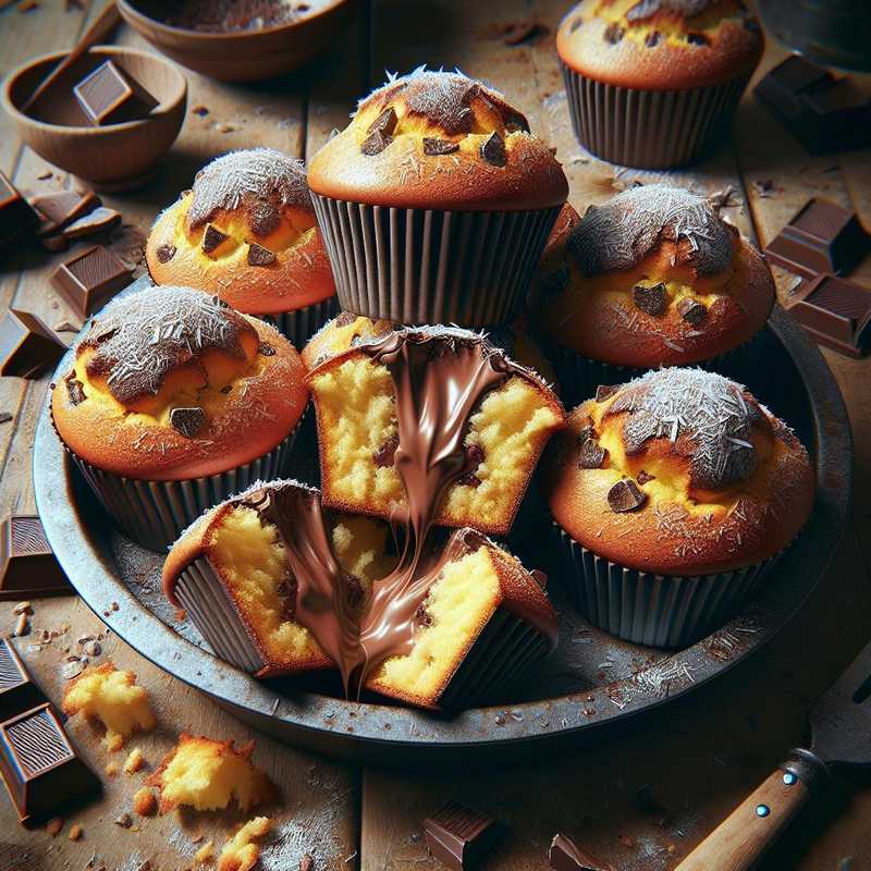 Coconut and Chocolate Muffins