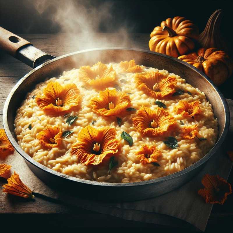 Risotto ai fiori di zucca