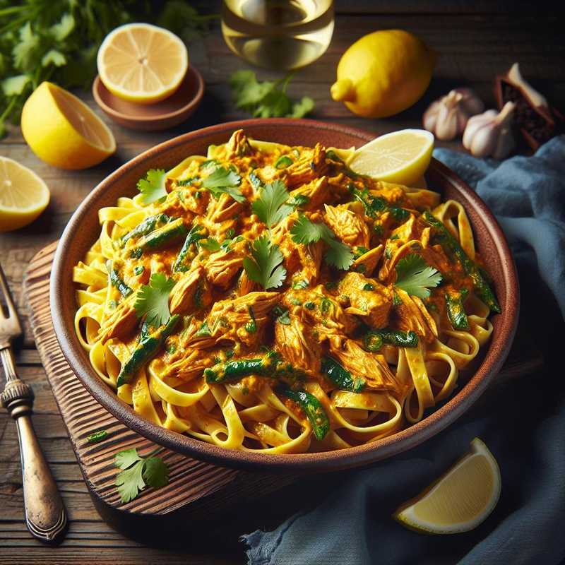 Straccetti di pollo al curry