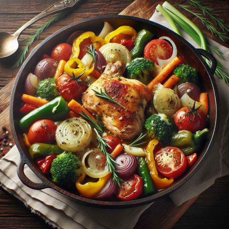 One-pot di pollo e verdure