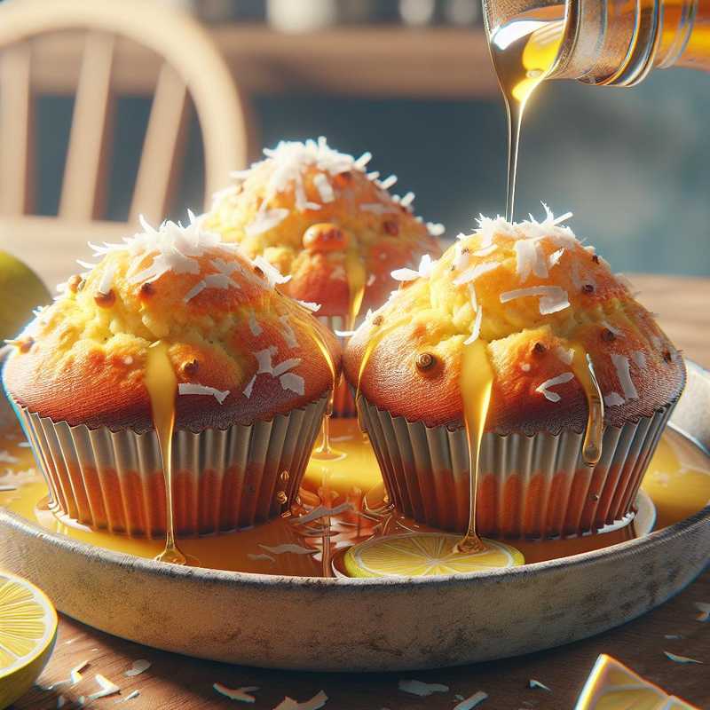 Coconut and Limoncello Muffins