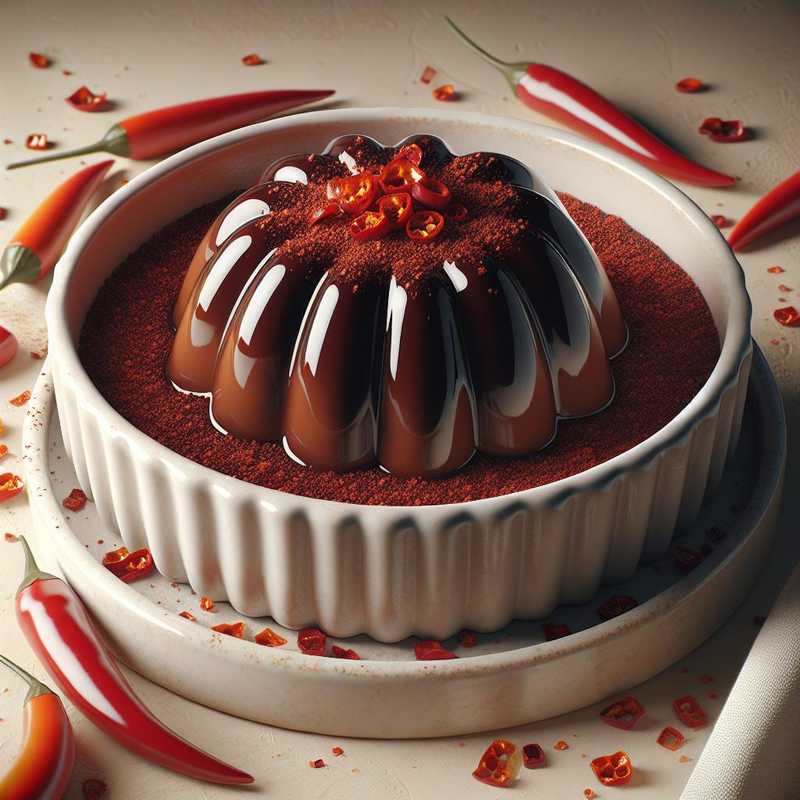 Budino cioccolato e peperoncino