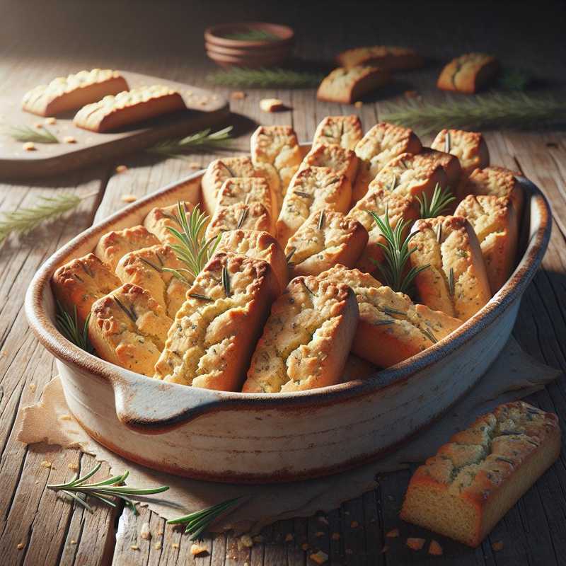 Biscotti salati al rosmarino