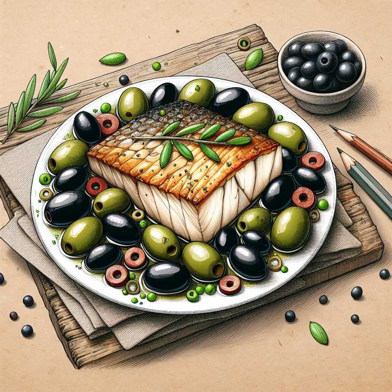 Cod with Olives