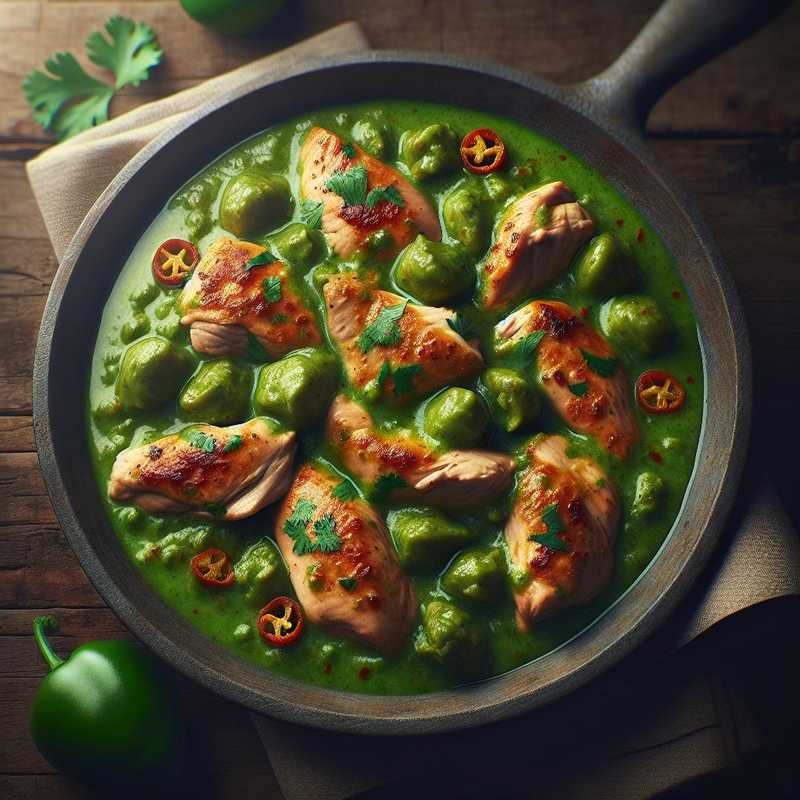 Pollo in verde