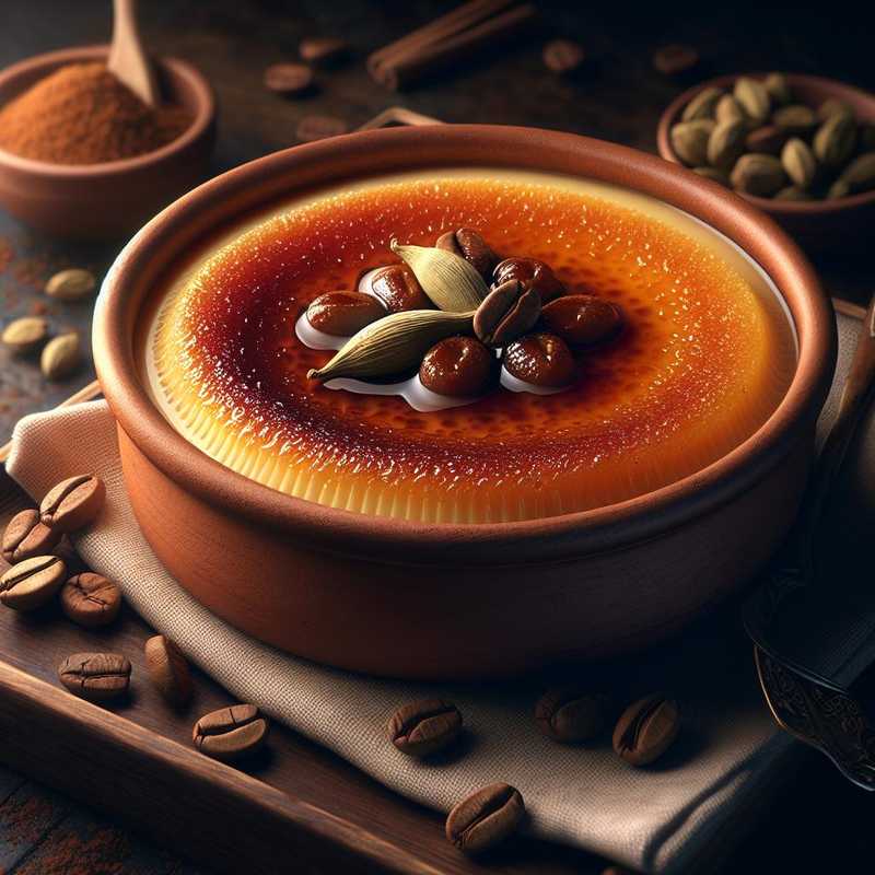 Crema catalana al caffè e cardamomo