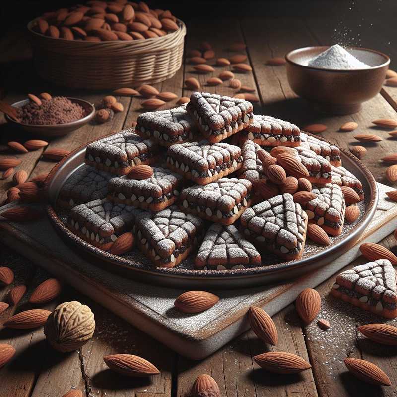 Cocoa and Almonds Diamonds