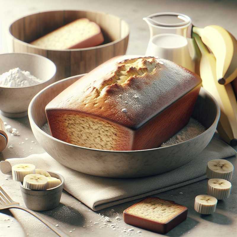 Banana bread light