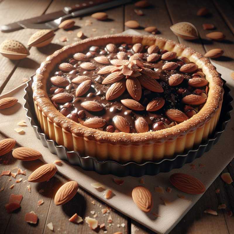 Almond and Chocolate Tart