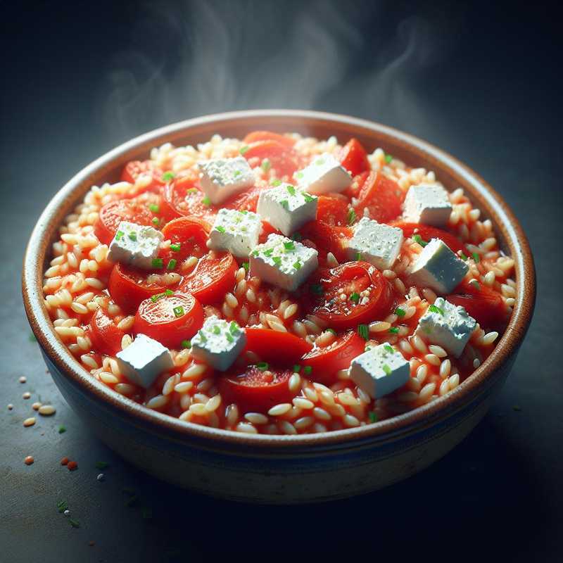 Tomato and Feta Orzotto