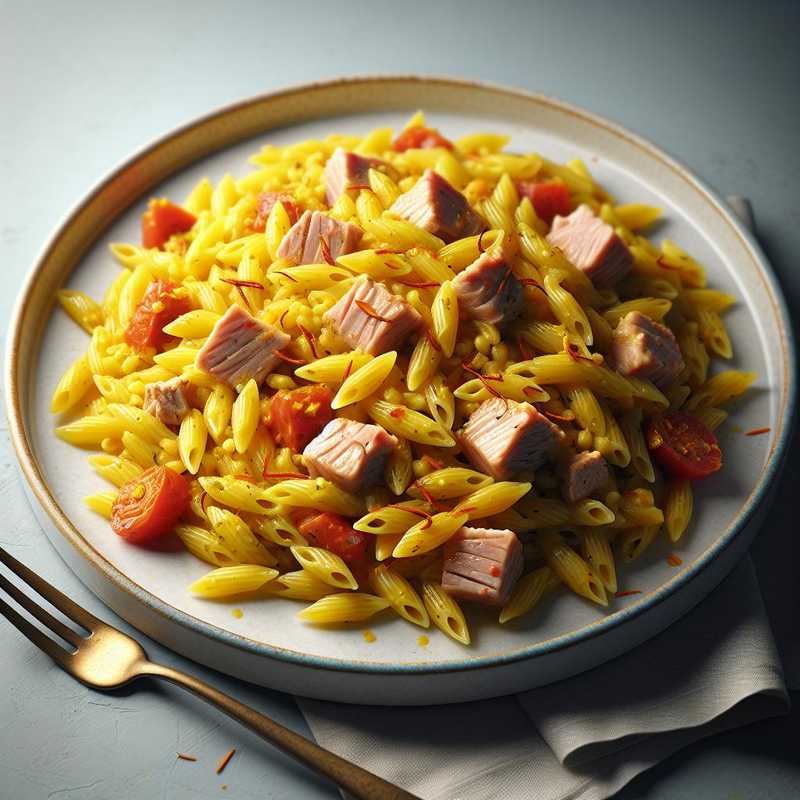 Barley with Tuna and Saffron