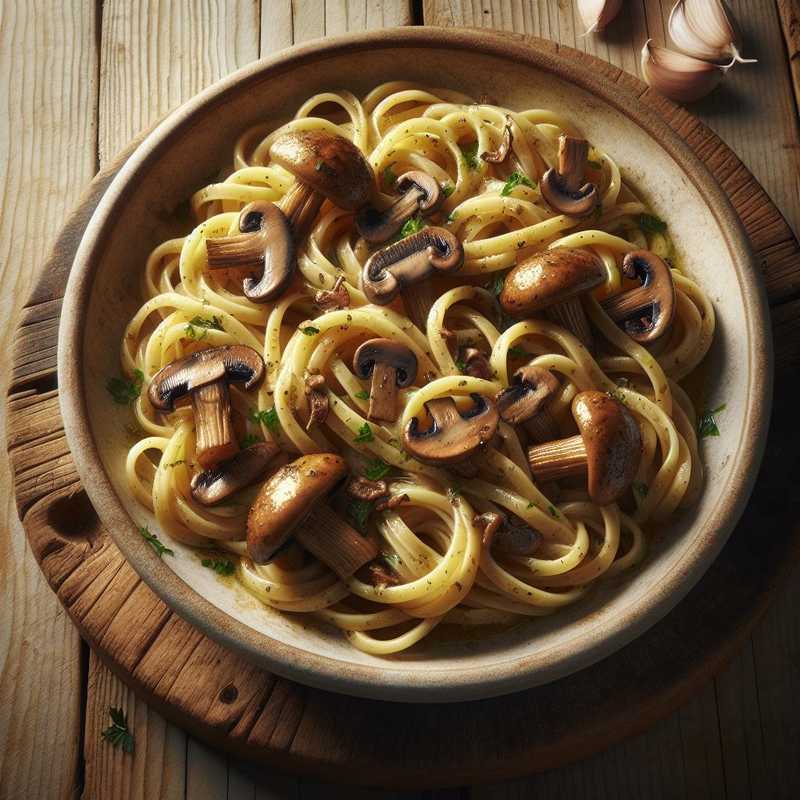 Pici toscani con funghi misti trifolati