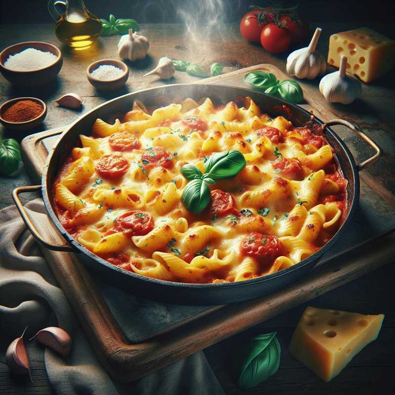 Pasta e patate al forno