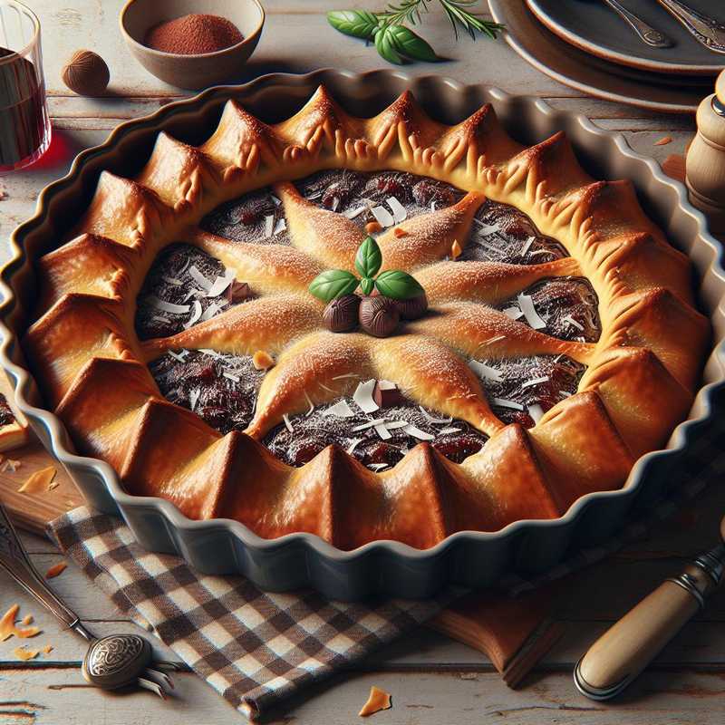 Crostata cioccolato e cocco