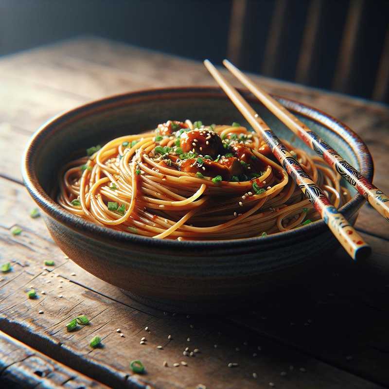 Oriental Soy Spaghetti