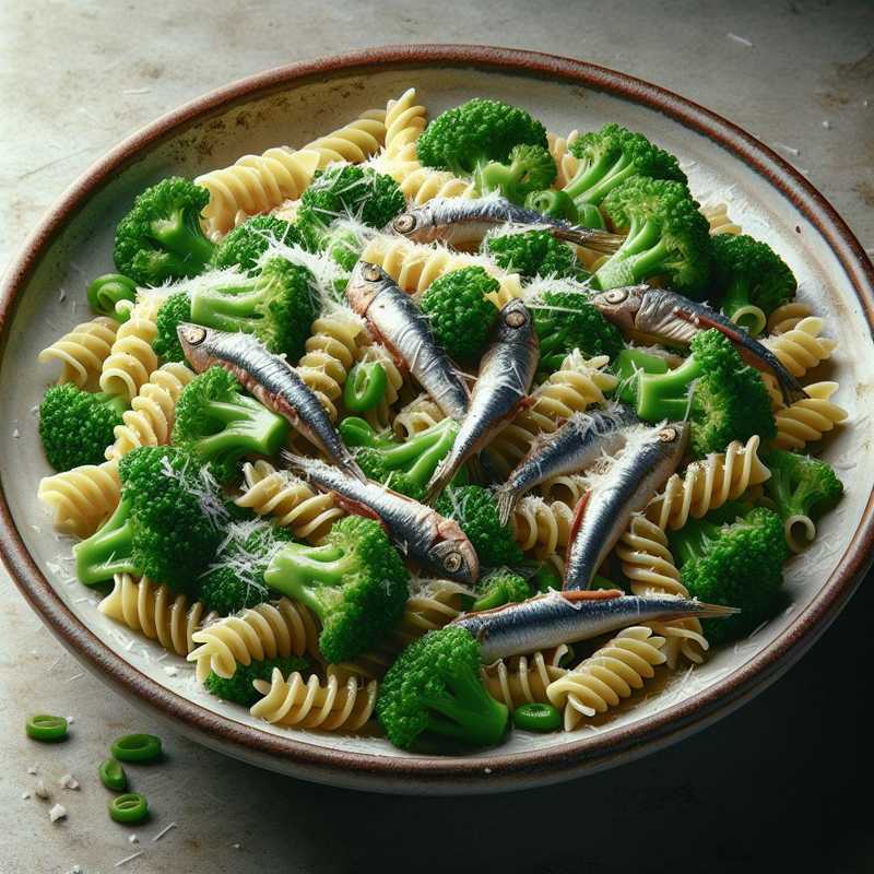 Fusilli con Broccoli e Alici