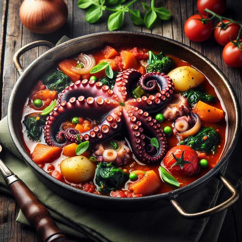 Octopus Stew with Herbs