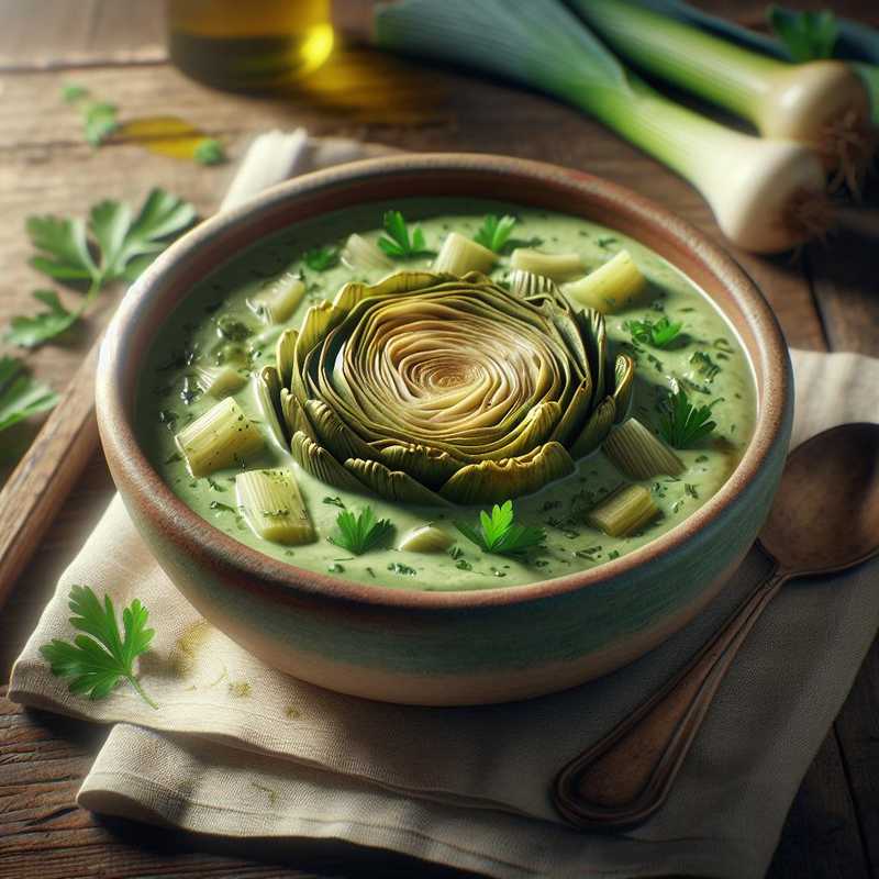 Artichoke and Leek Velouté