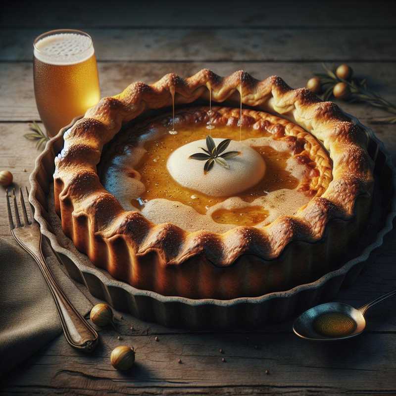 Crostata salata rustica alla birra