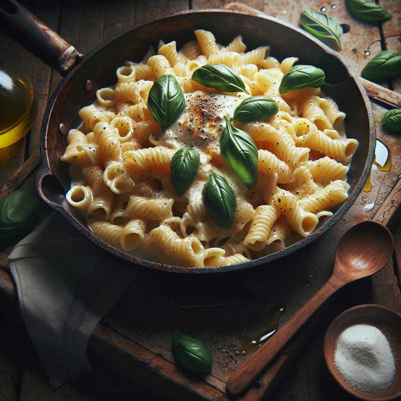 Pasta ricotta e basilico