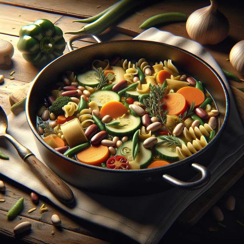 Minestrone di verdure invernali