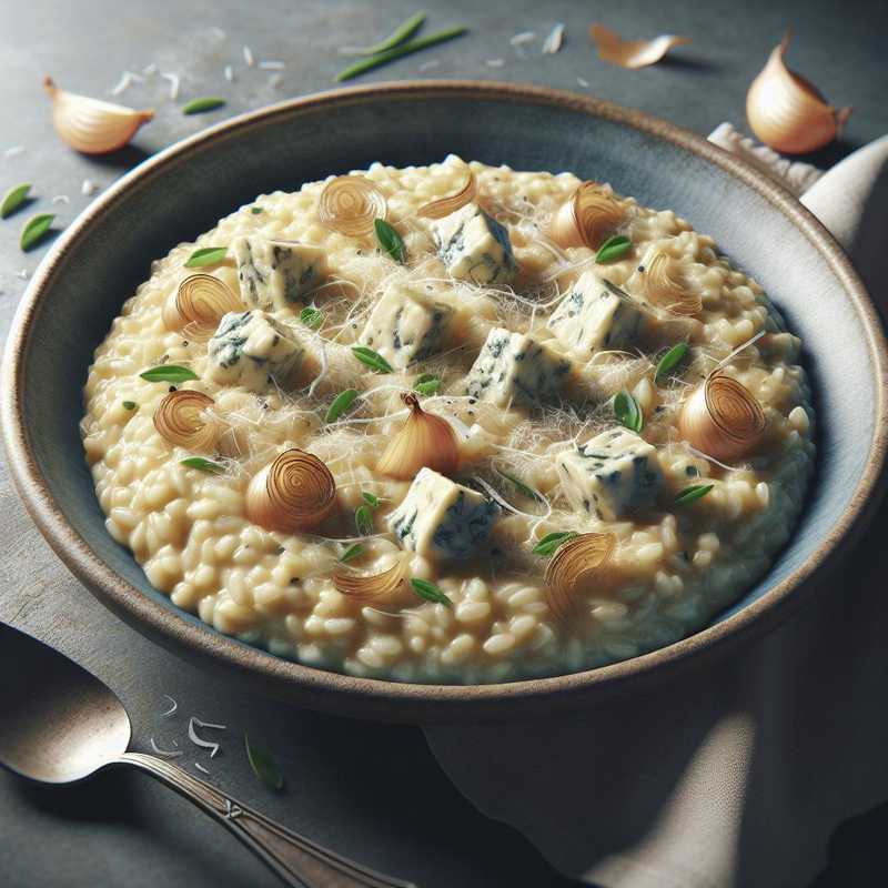 Onion and Gorgonzola Risotto