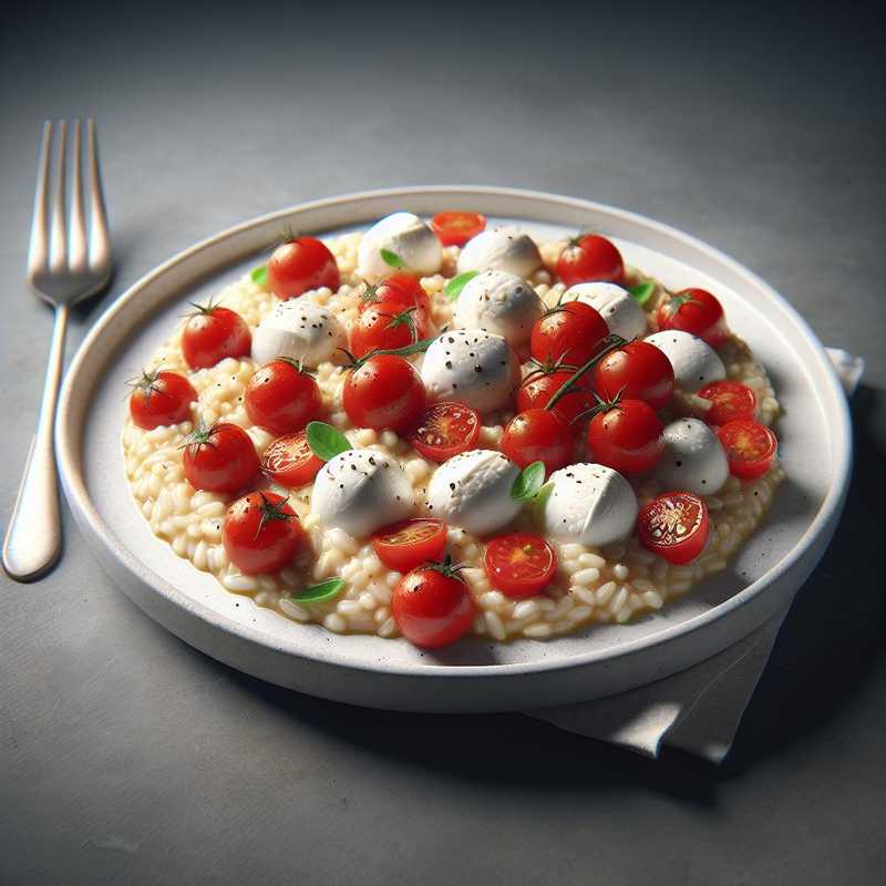 Risotto mozzarella di bufala e pomodorini