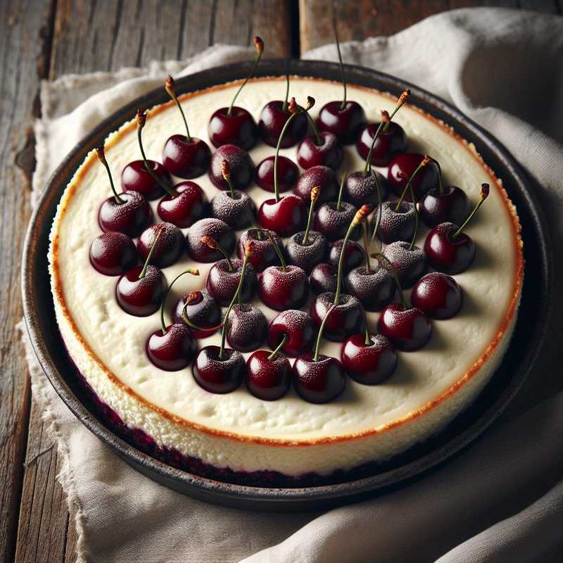 Cheesecake ricotta e amarene