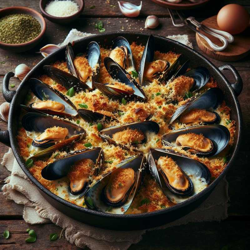 Cozze gratinate