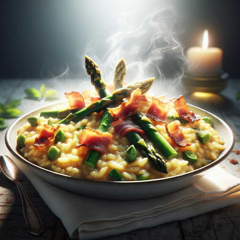 Asparagus and Pancetta Risotto