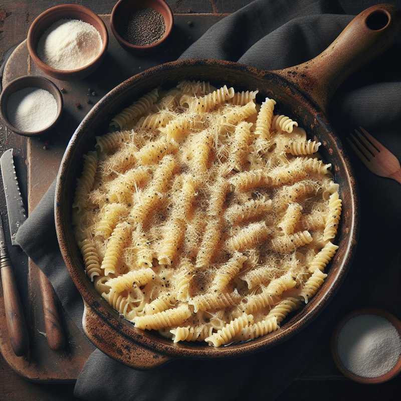 Baked Trofie cacio e pepe