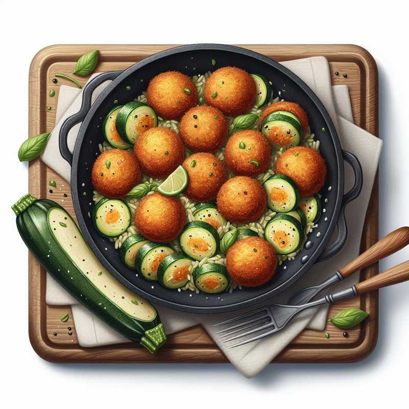 Arancini con zucchine