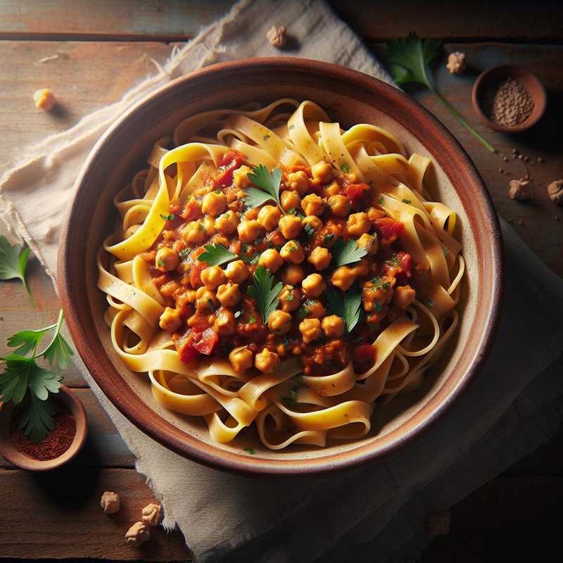 Pasta with Chickpea Ragù