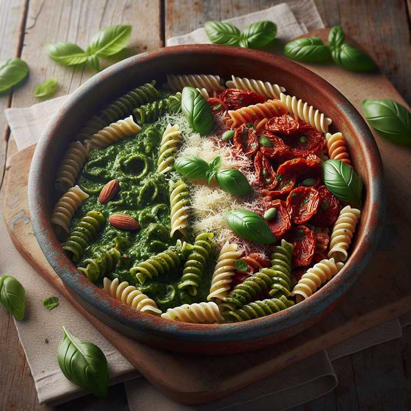 Pasta with Three Pesto