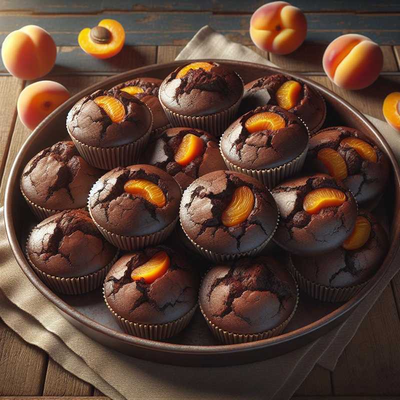 No-bake Chocolate and Apricot Muffins