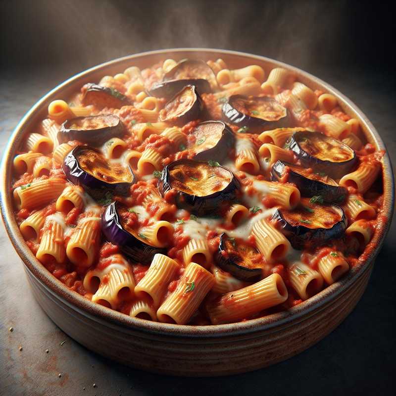 Ziti al forno con melanzane