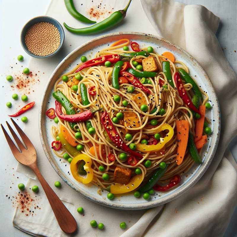 Stir-fried Soy Spaghetti