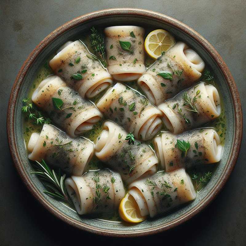 Involtini di platessa alle erbe