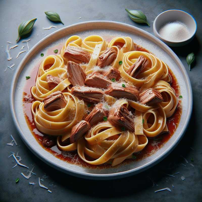 Tagliatelle con Sugo di Anatra