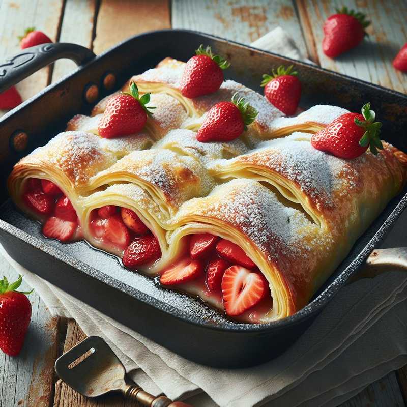 Strudel di fragole