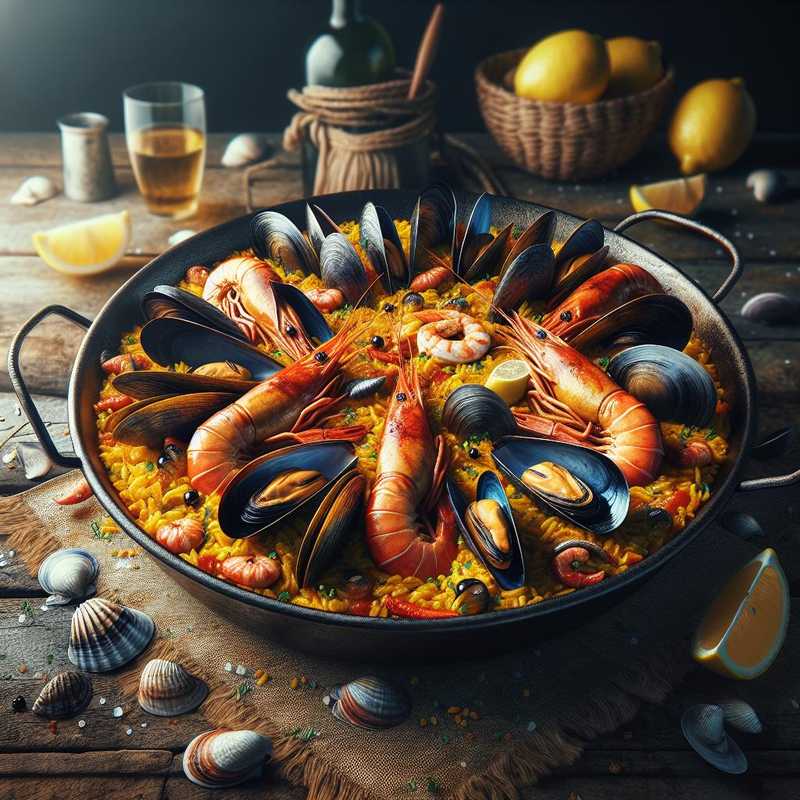 Paella de marisco