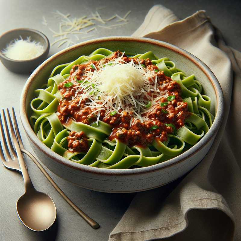 Tagliatelle Verdi alla Bolognese