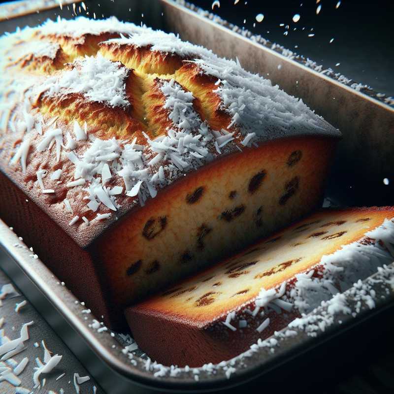 Banana bread al cocco