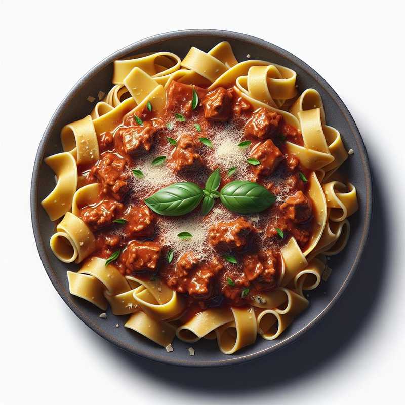 Pappardelle with wild boar ragù